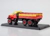 Изображение SSM 1/43 КРАЗ-214 бортовой МГТ красно-желтый