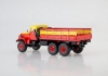Изображение SSM 1/43 КРАЗ-214 бортовой МГТ красно-желтый