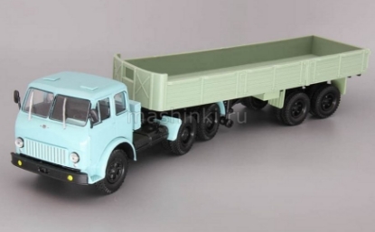 Изображение НАП 1/43 М-515 полуприцеп Минский-5205 серо-голубой