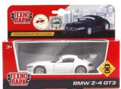 Изображение ТЕХНОПАРК BMW Z4 GT3 12 см белый