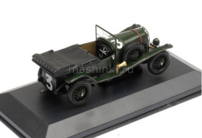 Изображение IXO 1/43 BENTLEY Sport 3.0 LIT. S.Davis-J.Benjafield №3 1927 темно-зеленый