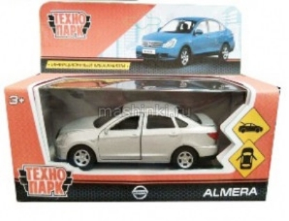 Изображение ТЕХНОПАРК NISSAN Almera 12 см серебристый