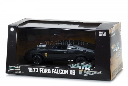 Изображение GREENLIGHT 1/43 FORD Falcon XB V8 Black Interceptor (к/ф Безумный Макс) 1973