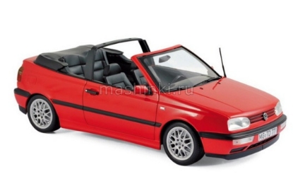 Изображение NOREV 1/18 VW Golf III Cabriolet 1995 red
