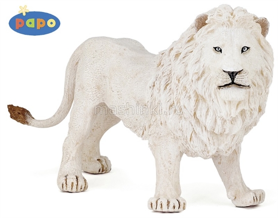 Изображение PAPO Кошачьи: лев белый