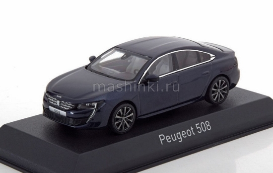 Изображение NOREV 1/43 PEUGEOT 508 Sedan 2018 dark blue
