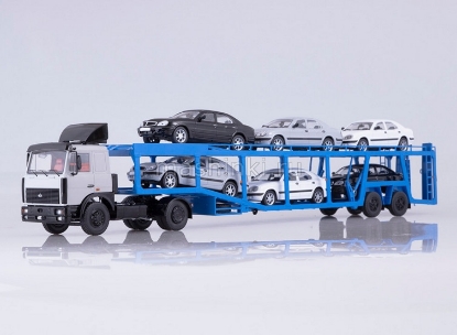 Изображение SSM 1/43 Минский-5432 полуприцеп-автовоз 934410 (А908)