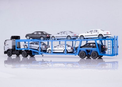 Изображение SSM 1/43 Минский-5432 полуприцеп-автовоз 934410 (А908)