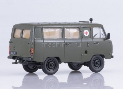 Изображение АЛ-244 1/43 УАЗ-452А санитарный хаки (30.10.2018)