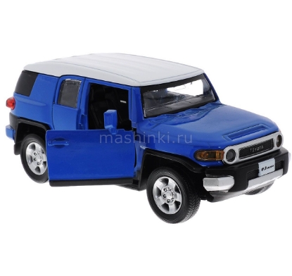Изображение MODEL WORLD 1/36 TOYOTA FJ Cruiser откр. двери синий