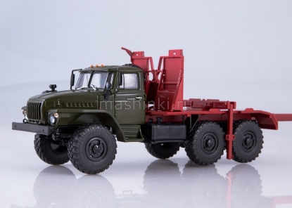 Изображение АИСТ 1/43 У-43204-10 лесовоз с прицепом-роспуском
