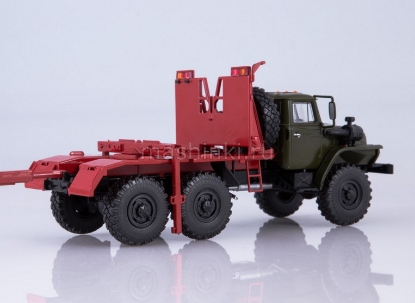 Изображение АИСТ 1/43 У-43204-10 лесовоз с прицепом-роспуском