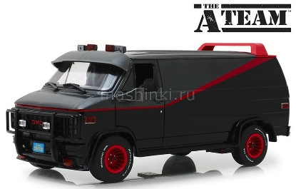Изображение GREENLIGHT 1/18 GMC Vandura (фургон) 1983 (т/c Команда А)