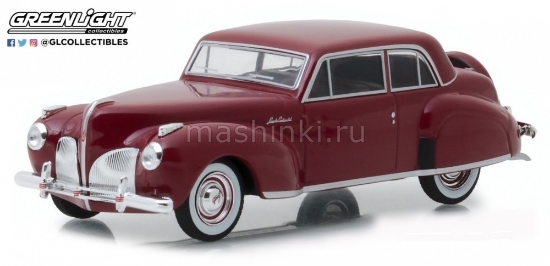 Изображение GREENLIGHT 1/43 LINCOLN Continental 1941 mayfair maroon