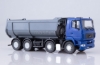 Изображение АИСТ 1/43 Минский-6516 самосвал U-образный кузов синий/серый