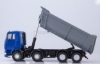Изображение АИСТ 1/43 Минский-6516 самосвал U-образный кузов синий/серый