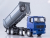 Изображение АИСТ 1/43 Минский-6516 самосвал U-образный кузов синий/серый