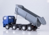Изображение АИСТ 1/43 Минский-6516 самосвал U-образный кузов синий/серый