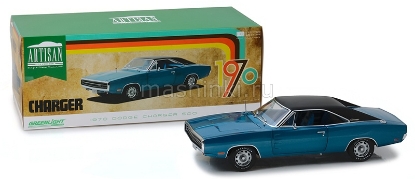 Изображение GREENLIGHT 1/18 DODGE Charger 500 SE 1970 B5 blue