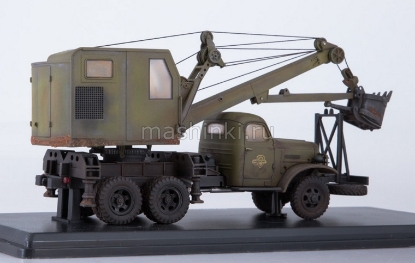 Изображение MODELPRO 1/43 ДКА-0,25/5 автокран-экскаватор (шасси ЗИС-151 следы эксплуатации)