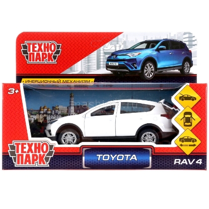 Изображение ТЕХНОПАРК TOYOTA Rav4 12 см белый