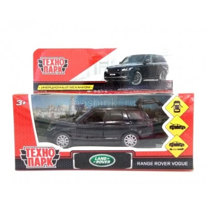Изображение ТЕХНОПАРК LAND ROVER Range Rover Vogue 12 см черный
