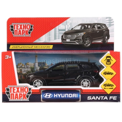 Изображение ТЕХНОПАРК HYUNDAI Santa Fe 12 см черный
