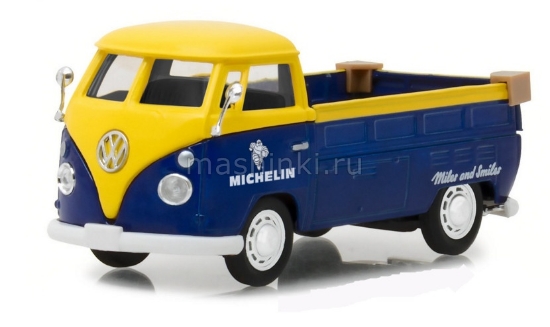 Изображение GREENLIGHT 1/43 VW T1 Pickup Michelin Tires 1960