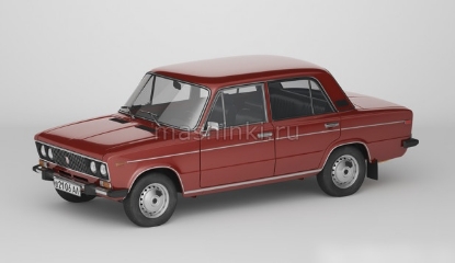 Изображение АЛ-266 1/43 ВАЗ-2106 ЖИГУЛИ темно-красный (22.10.2019)