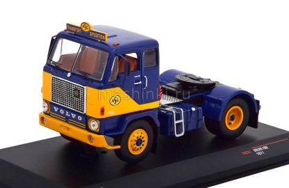 Изображение IXO 1/43 Седельный тягач VOLVO F88 ASG 1971 blue-yellow