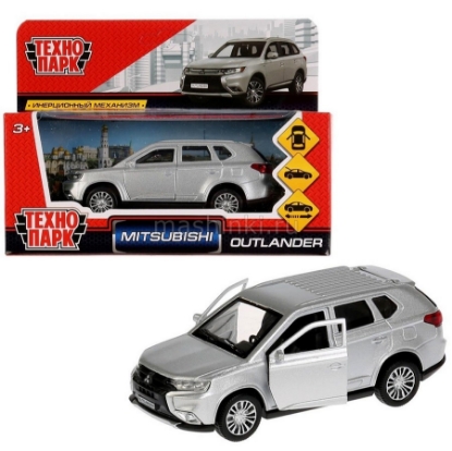 Изображение ТЕХНОПАРК MITSUBISHI Outlander 12 см серебристый