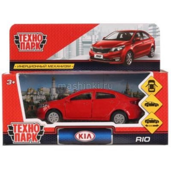 Изображение ТЕХНОПАРК KIA Rio седан 12 см красный