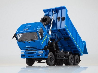 Изображение ПАО КАМАЗ 1/43 КАМАЗ-6522 самосвал синий