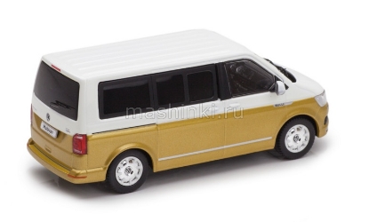 Изображение IXO 1/43 VW T6 Multivan 2017 white/gold