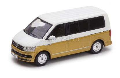 Изображение IXO 1/43 VW T6 Multivan 2017 white/gold