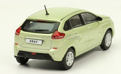 Изображение АЛ-282 1/43 LADA X-Ray фисташковый-зеленый (22.02.2021)