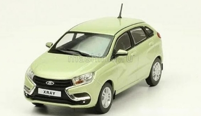 Изображение АЛ-282 1/43 LADA X-Ray фисташковый-зеленый (22.02.2021)