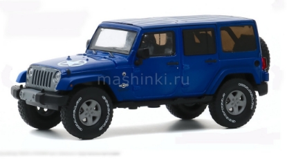 Изображение GREENLIGHT 1/43 JEEP Wrangler 4х4 Unlimited Freedom Edition 5-дв. (Hard Top) 2013 true blue