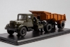 Изображение SSM 1/43 Минский-200В с полуприцепом Минский-5232В хаки-оранжевый