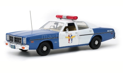 Изображение GREENLIGHT 1/18 DODGE Monaco Crystal Lake Police 1978 blue/white
