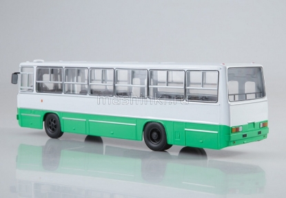 Изображение НАШИ АВТОБУСЫ-25 1/43 Автобус ИКАРУС-260.06 бело-зеленый (19.06.2021)
