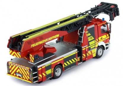 Изображение IXO 1/43 MERCEDES-BENZ Atego 1530 Metz-Rosenbauer DLA(K) 23/12 Fire Brigade Hofhein пожарная лестница 2018