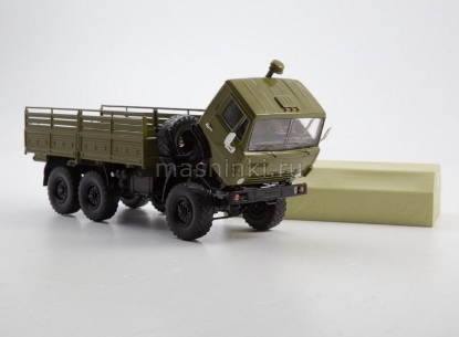 Изображение SSM 1/43 КАМАЗ-4310 бортовой с тентом хаки