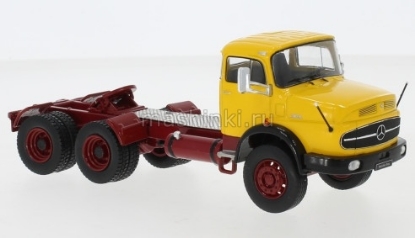 Изображение IXO 1/43 Седельный тягач MERCEDES-BENZ LS 2624 1979 yellow-red