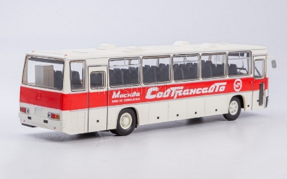 Изображение СОВА 1/43 Автобус ИКАРУС-250.59 Совтрансавто белый/красный
