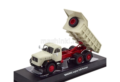 Изображение IXO 1/43 MAGIRUS-DEUTZ Jupiter 6x6 самосвал 1960 grey