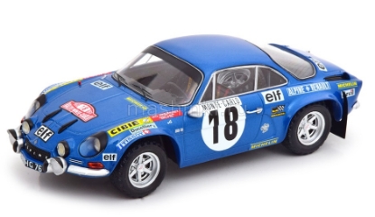 Изображение IXO 1/24 RENAULT Alpine A110 №18  Andruet/Biche победитель Rally Monte Carlo 1973