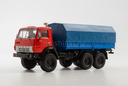 Изображение ПАО КАМАЗ 1/43 КАМАЗ-4310 красный/синий
