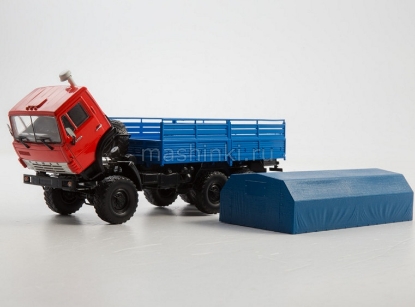 Изображение ПАО КАМАЗ 1/43 КАМАЗ-4310 красный/синий