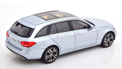 Изображение NOREV 1/18 MERCEDES-BENZ C-Class Avantgarde Estate (S205) 2014 silver metallic